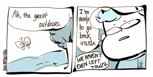 animauxing:  Mayor CODEC and Crow go camping. chaos ensues.