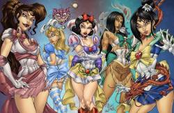 Alice-Is-Wet:  Foreverlost289:  Sailormoon Disney Mashup  Heeeheee. I Love How Alice