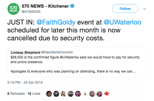 allthecanadianpolitics: quasi-normalcy: allthecanadianpolitics: White Supremacist Faith Goldy will n