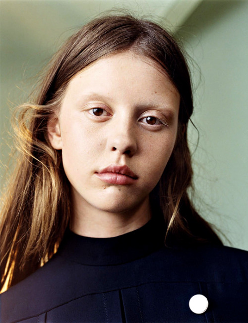 demoncity:Mia Goth photographed by Harley WeirVogue UK  ━ January 2015