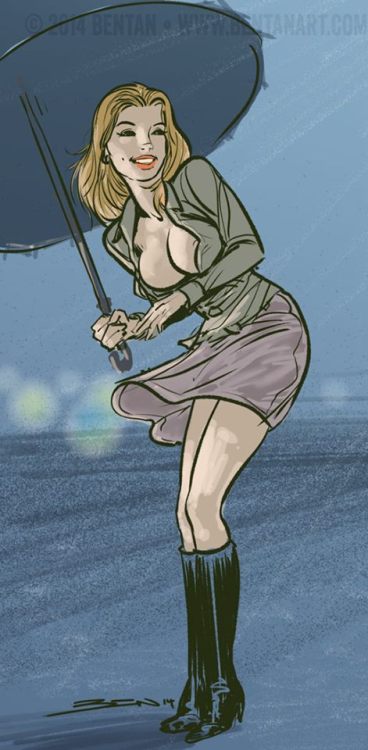 pjlovesnaughtyart:  Bentan’s Pinups