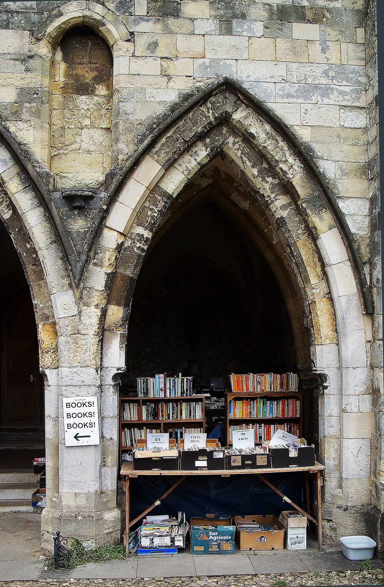 ohmybritain:
“The librarian in me worried about the damp, but mostly I love the outdoor shops in Wye.
”