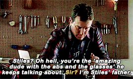 hoechloin:The One Where Derek Doesn’t Realize Sheriff Stilinski is Stiles’ DadDerek knew he was goin