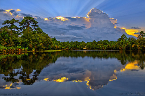 Magnificent Sunset over Lake Secret by HDRcustoms (very busy) on Flickr.