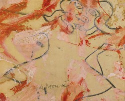 urskistoski:  Willem De Kooning (Dutch/American, 1904-1997), Untitled (Woman),  1964 