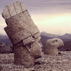 Historyofarmenia:photo: The Armenian Pantheon Of Gods On Mount Nemrut Erected In