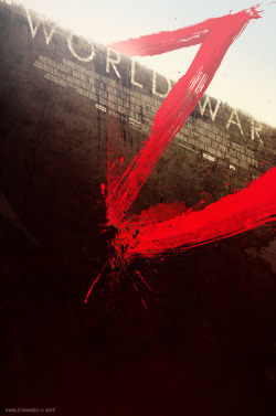 thepostermovement:  World War Z by Pablo