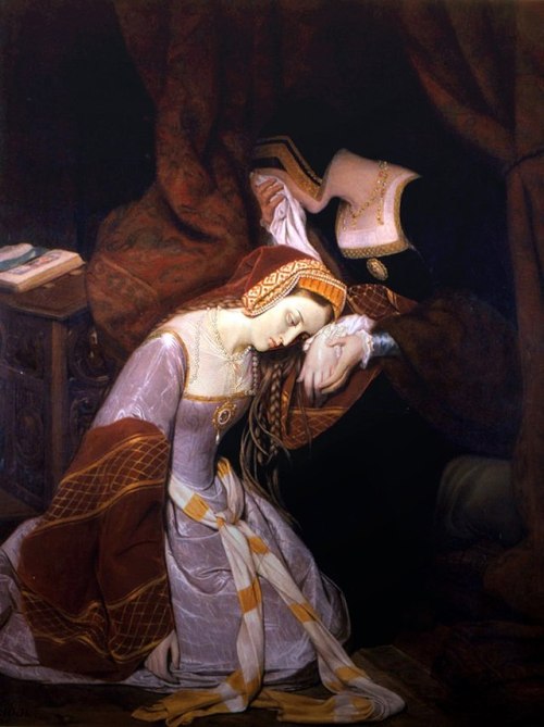 Edouard Cibot - Anne Boleyn à la Tour de Londres (Anne Boleyn in the Tower) (1835)