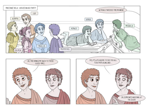 chelidonart:The Dead Romans Society - Still exiled Note: the last page is not just a gag, it’s a ref