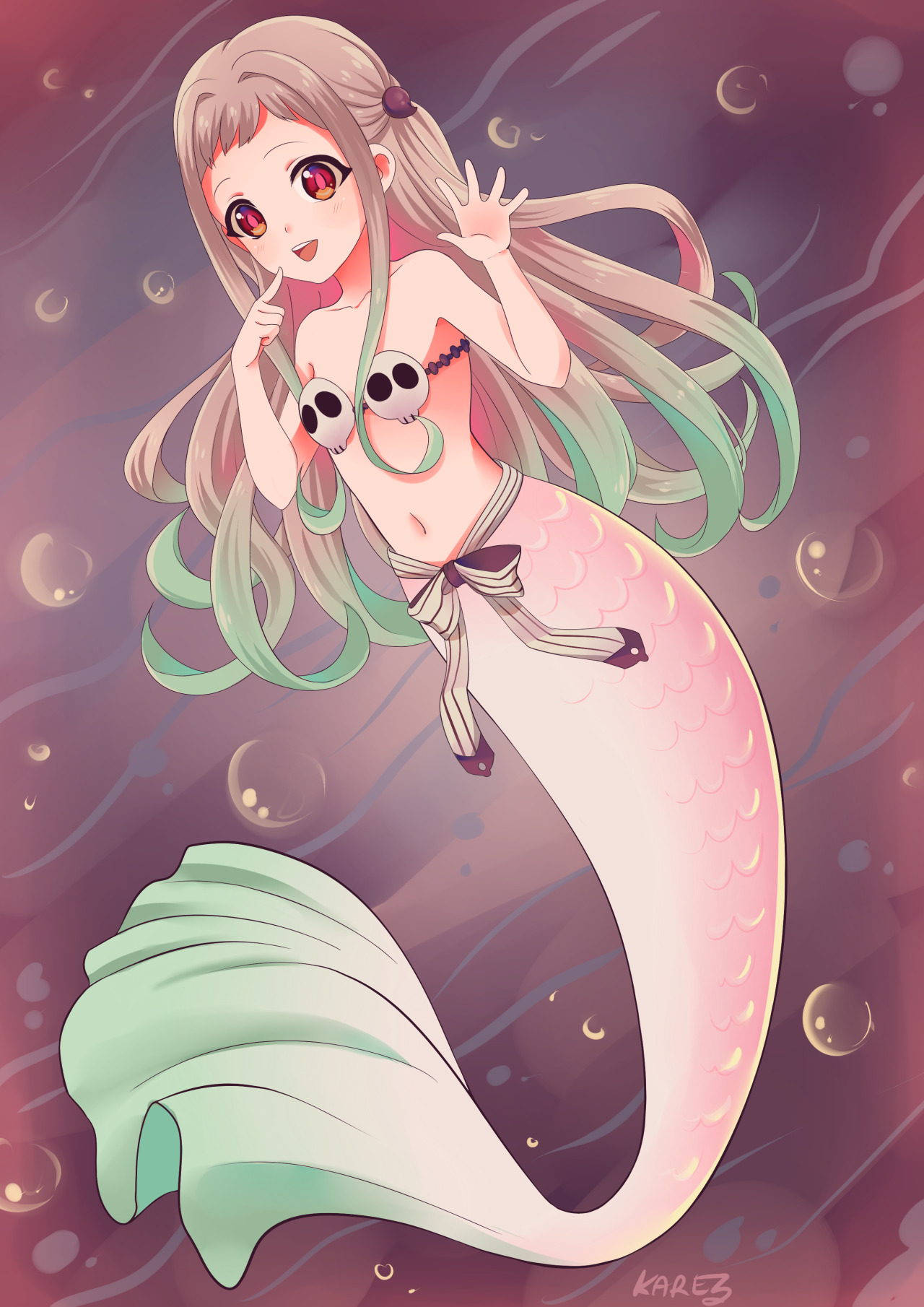 Magi of the Seas — kareru-nekoi: Nene-chan as a mermaid :D
