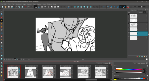 Thumbnails are done for the animatic of Jailbreak! Here&rsquo;s a little prev. of the episode. T