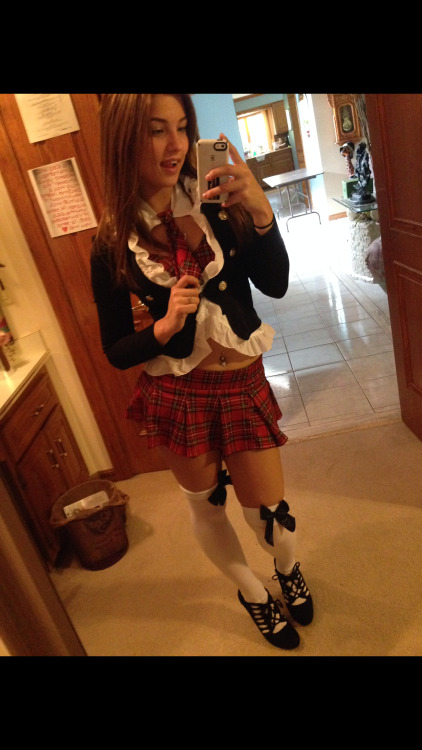 not–your–slut:  Who wants to be my teacher and spank me til I’m sore?(;  My classic school girl fantasy!