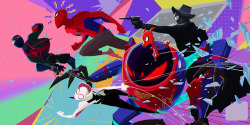 celine-kim: Was lucky enough to be at an advanced screening at work for “Spider-man into the spider-verse” and here is a fanart:) I did not expect to get another amazing Spider-man story after the ps4 game. Thank you team for this sweet love letter