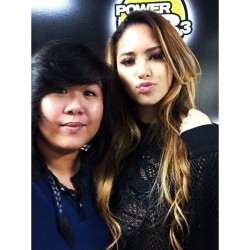 mizzjasminevillegasnewz:  Thank you @jasminevillegas for rolling through and having lunch with us! @power983