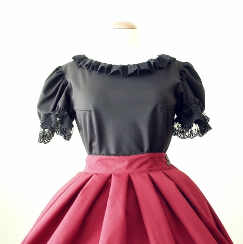 Cute casual lolita cutsew now at the shop - plus size friendly!http://eatmeinkme.tictail.com/product