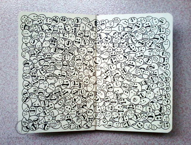 unknowneditors:  Philippines-based illustrator Kerby Rosanes proves that doodling