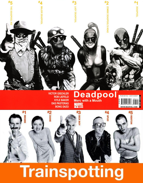 thegeekcritique:Deadpool Homage Covers