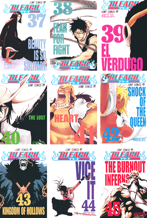 sawamuhra:   sawamuhra-deactivated20170628: bleach volume covers 1-72   
