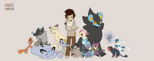 The pokemon my kids own and are randomly shown about their home/daycare.Character InfoJackson (oldes