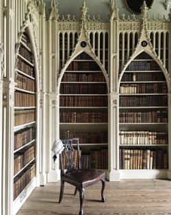 myfairylily:Gothic library, strawberry hill house 