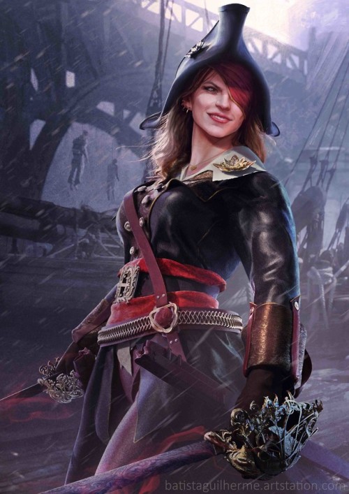 Liana, The Pirate  Guilherme Batista www.artstation.com/artwork/4DOJW