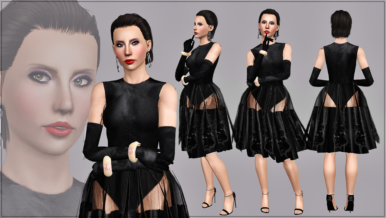 Final look. Симс 3 фантастические платья. SIMS 3 artsims Black Dress. Рок персонаж в симс 3. Платье Сисейдо.