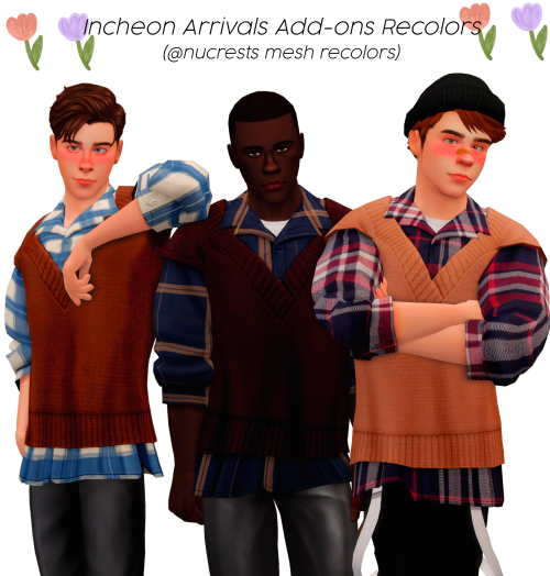 Incheon Arrivals Add-ons Recolors (nucrests mesh)I love this mesh. BGCMesh included thanks to @