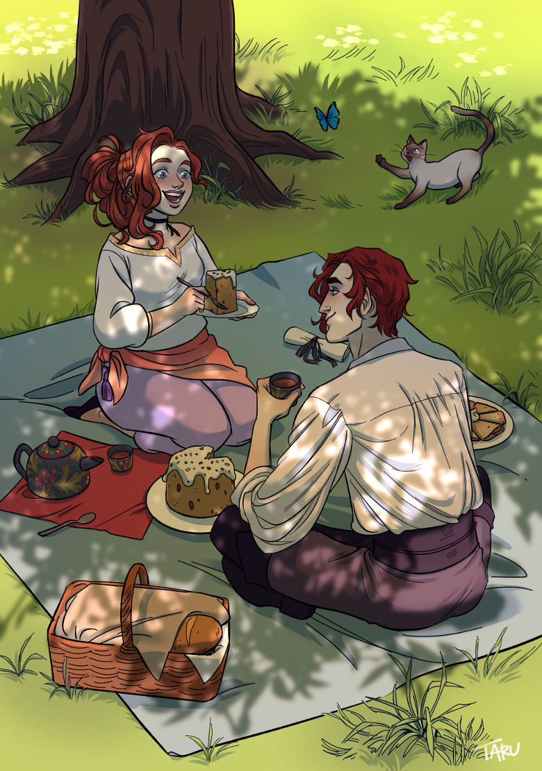 talldarkandrowdy:  gingerbreadrocker:My full piece for @thechariotzine featuring