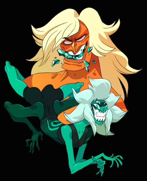 mmatonis:  Steven Universe fanart! I only really started getting into this show when the mean gems showed up.
