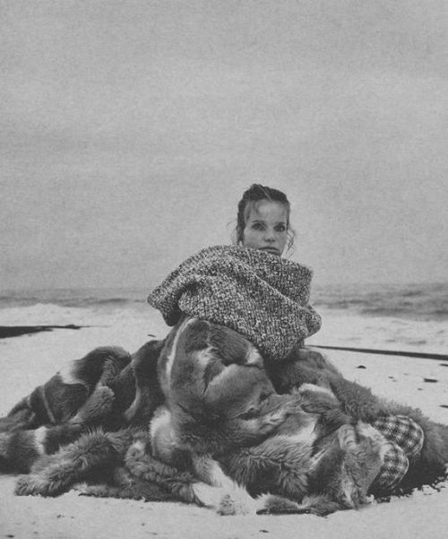 lelaid: The Great Fur Caravan starring Veruschka shot by Richard Avedon, styled by Polly Mellen with