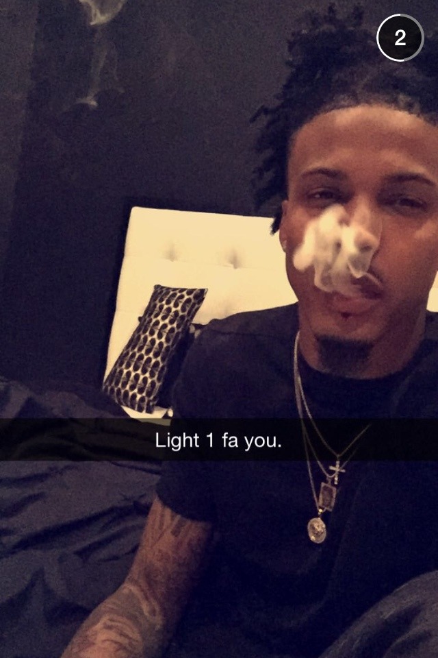 August Alsina on Tumblr: snapchat: imjustaug