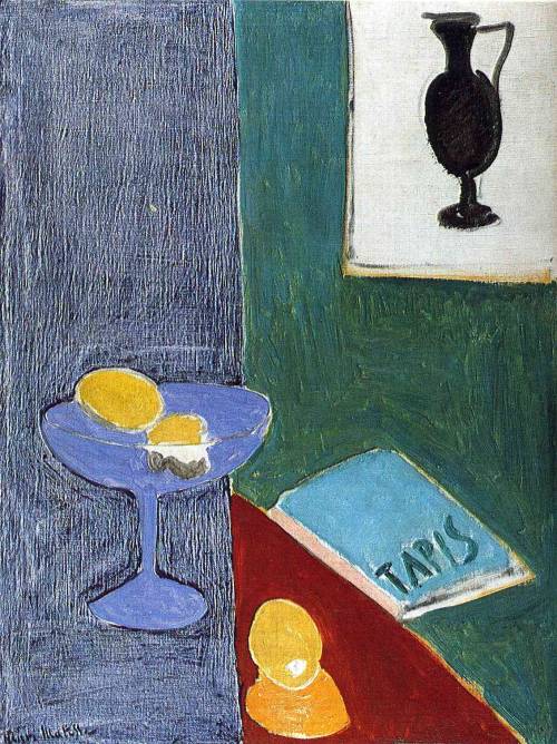 artist-matisse:Still Life with Lemons, 1914, Henri Matisse