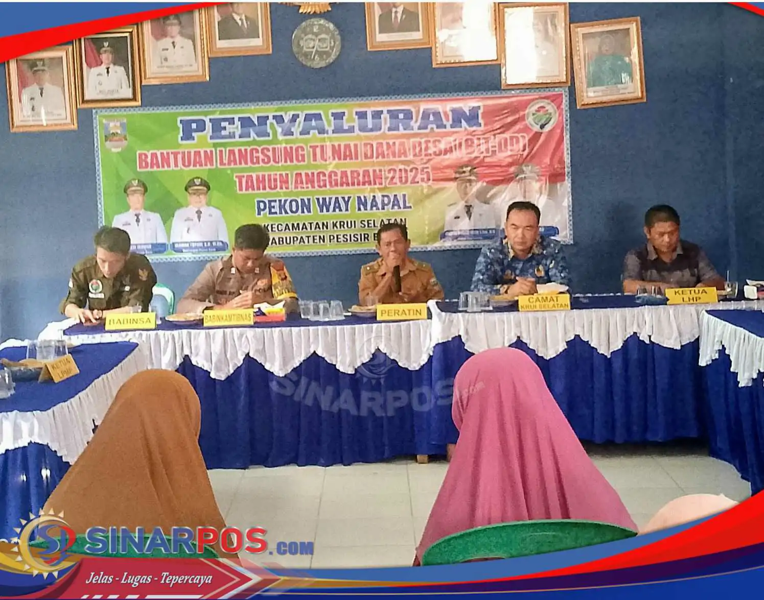 Pekon Way Napal Kecamatan Krui Selatan Realisasikan BLT-DD Tahap Ke 1 Tahun 2025 KE 17 KPM