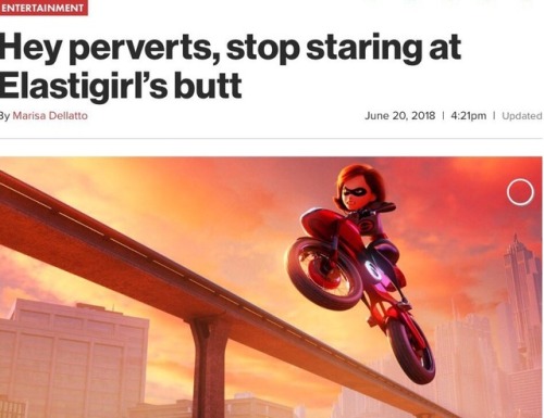 slewdbtumblng: angel-baez: Reblog if you’re a pervert and will not stop staring at Elastigirl’s butt No one tells the boss what to do.  EXACTLY! <3