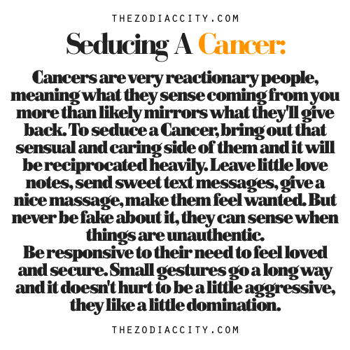 zodiaccity:  Zodiac Files: How To Seduce A Cancer.