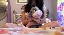 onelittlekingdom: Hi *shyly waves* I’ve never submitted before but I got an Eeyore stuffie from Disney yesterday and wanted to share with someone!