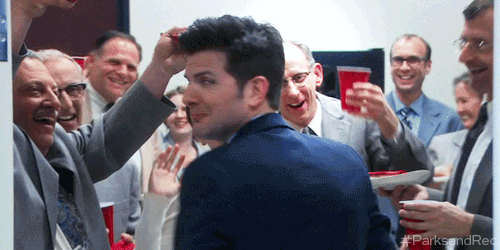 theclearlydope:  It’s Friday, kids. (via nbcparksandrec)    