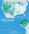 mapsbynik:
“ Nobody lives here: The nearly 5 million Census Blocks with zero population A Block is the smallest area unit used by the U.S. Census Bureau for tabulating statistics. As of the 2010 census, the United States consists of 11,078,300 Census...