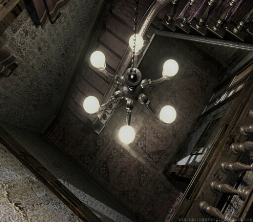 Resident Evil Remake pre-rendered backgrounds