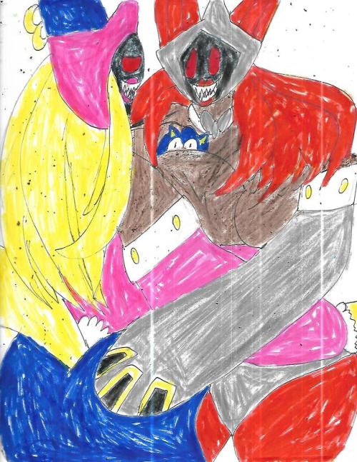 Bunny Bell, Torakaka And Chachakaka With Sonic And One Of My Favorite Shonen Ai Crossover Pairing!^^