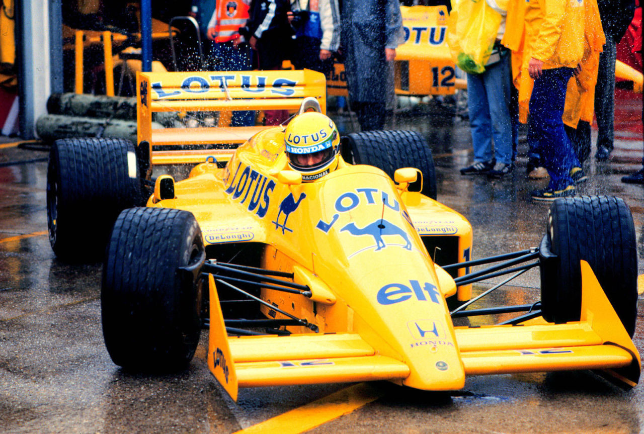 F1 Pictures Ayrton Senna Lotus Honda 1987