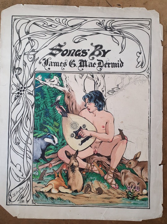 felixdeon:The Charm of Orpheus Beautiful creatures from the forest approach as Orpheus