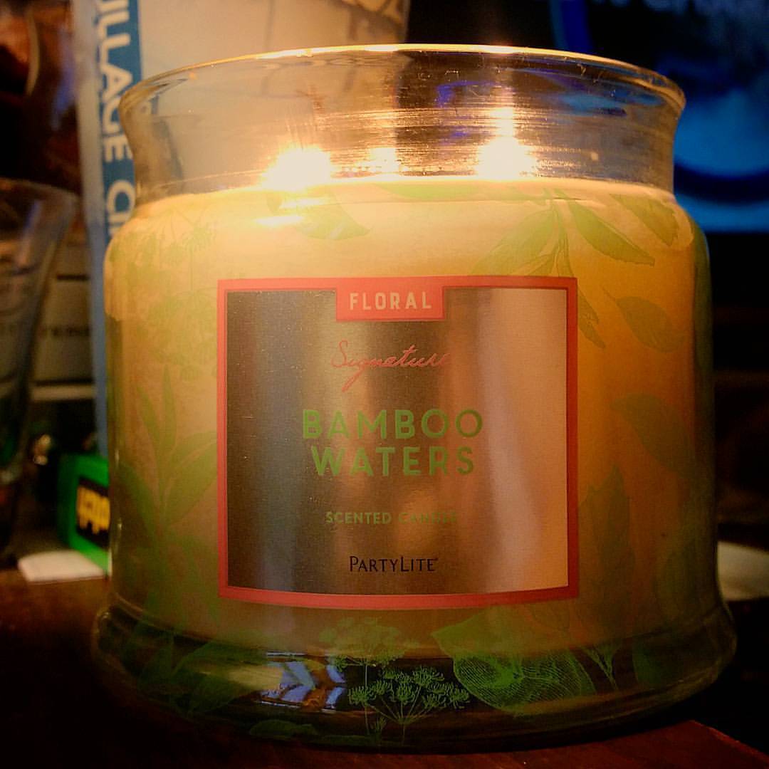 Such calme. Much relax. #partylite #partylitecandles #bamboowaters #scentedcandles