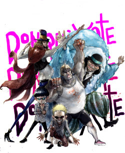 wafalo:  doffy’s our king!!!psychopath children gang at its finest, ginyu force style.