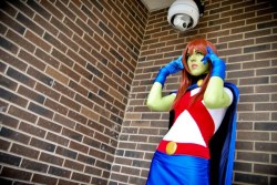 ladies-of-cosplay:Miss Martian, cosplayed