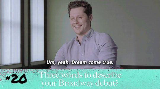 noahreids:Ahead of his Broadway debut in The Minutes: Noah Reid answers 20 questions in just over tw