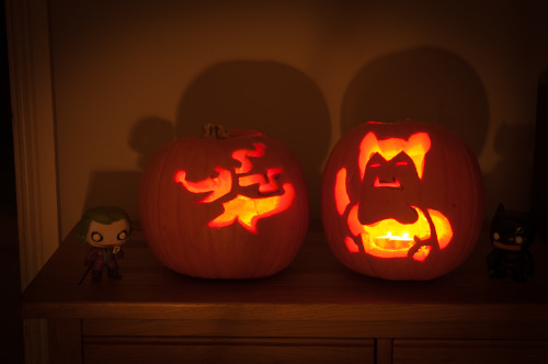 Happy Halloween from all at the Hypno House!Here’s a spoooooky Zero and Snorlax pumpkin to brighten your evening. :P Zero by myself. Snorlax by the other half. 