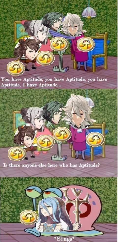 The Fire Emblem Fates “inherit skill” system in a nutshell.
