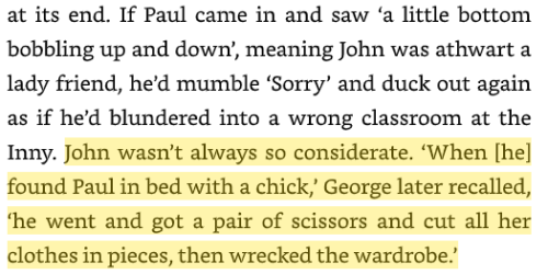 From Philip Norman's Book, Paul Mccartney: The Life (2016)