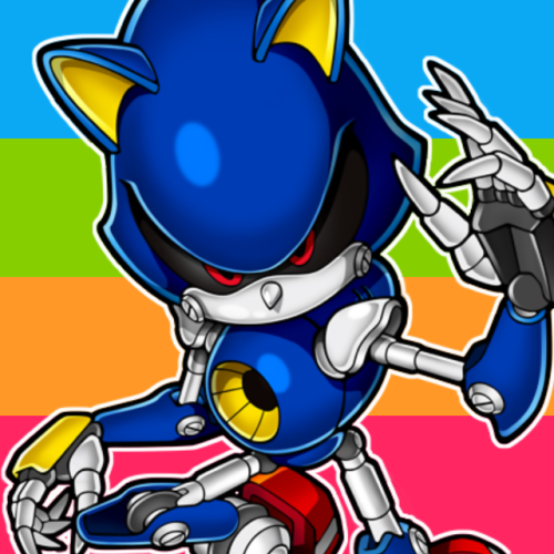sth-lgbtq:Metal Sonic is panromantic and as in a relationship with Sonic, who is bisexual!(Requested